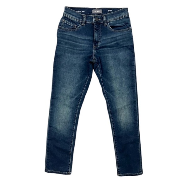 DL1961 Boys Brady Slim Jeans 8 Skinny Premium Denim Vibes Blue Med. Wash Stretch - Picture 1 of 12